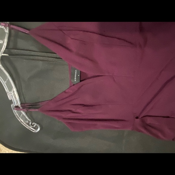 SOLD!! Workhall Burgundy/Violet Dress - Picture 2 of 3